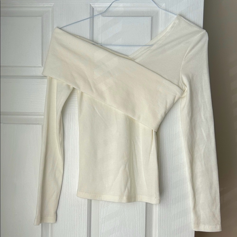 Amazon Off-Shoulder White Top
